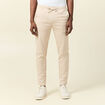 Pantalon jogger élastiqué beige homme