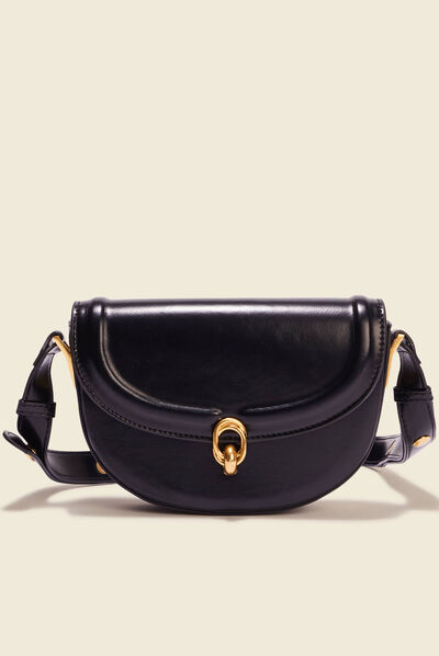 Sac besace en bandoulière noir femme
