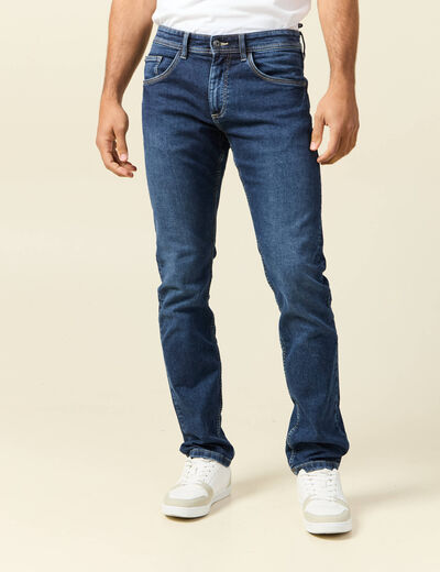Jeans straight homme used L34 denim brut homme