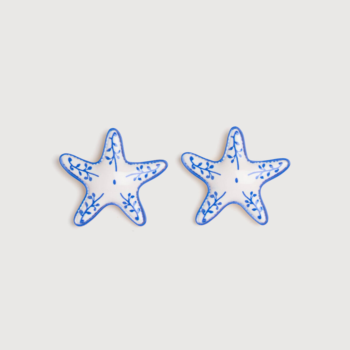 Boucles d'oreilles bleu electrique femme