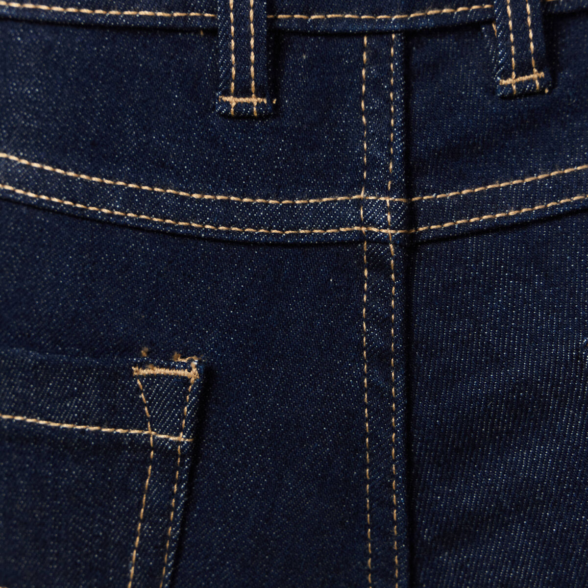 Jeans bootcut denim brut rinse femme