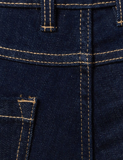 Jeans bootcut denim brut rinse femme