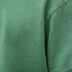 Sweat ample col rond manches courtes vert homme