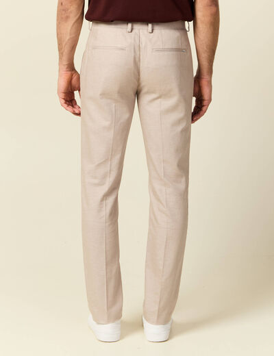 Pantalon chino gris homme