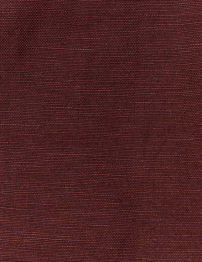 Veste blazer manches longues bordeaux femme