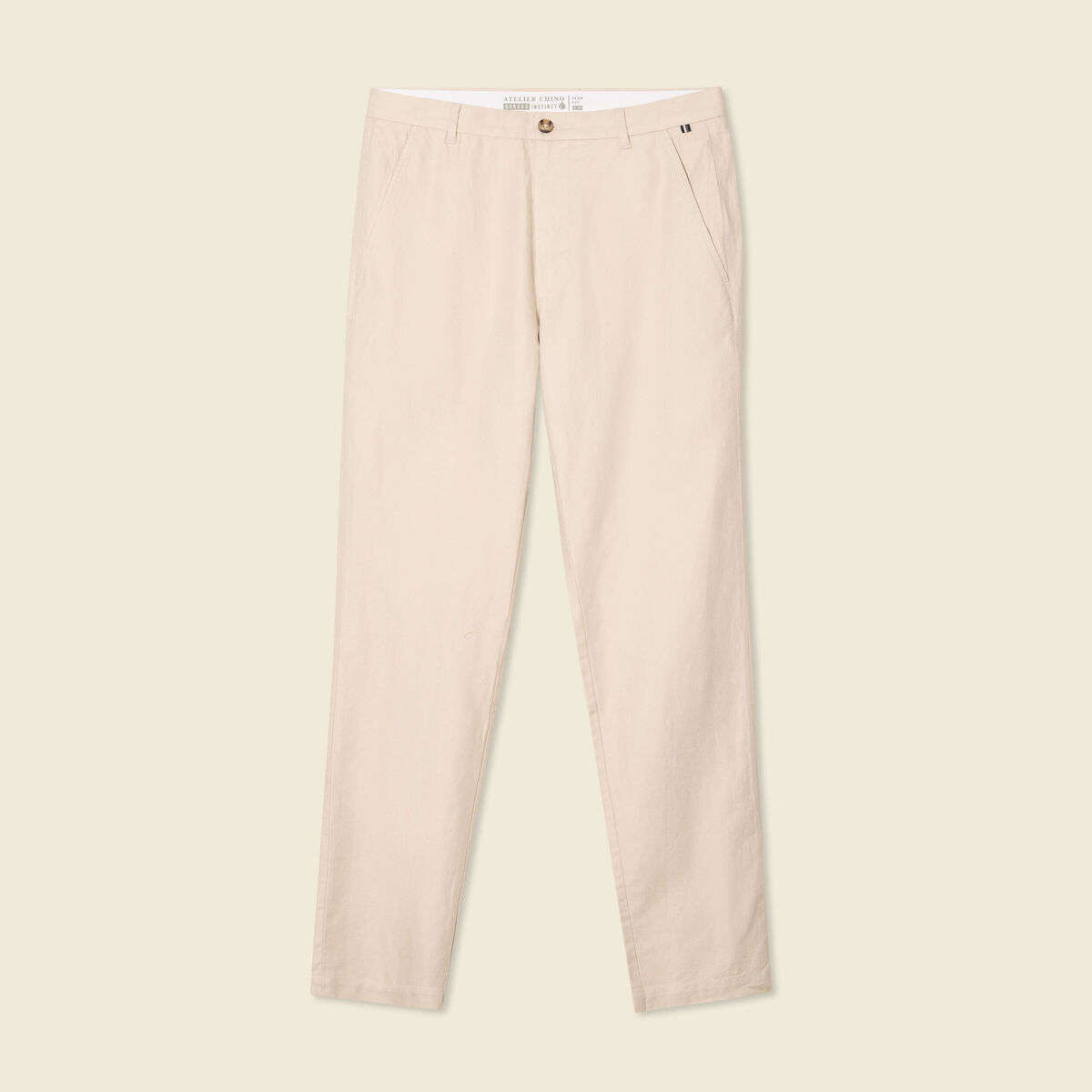 Pantalon chino sable homme