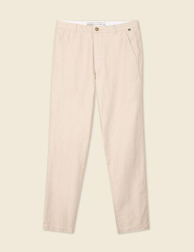 Pantalon chino sable homme