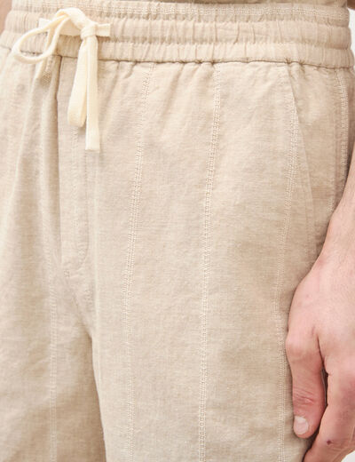 Bermuda vert clair homme