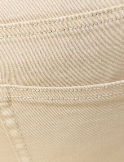 Jeans slim 5 poches denim beige homme