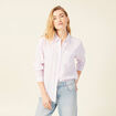 Chemise éco-responsable rose clair femme