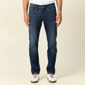 Jeans straight ultra stretch denim brut homme