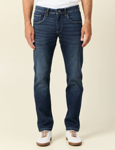 Jeans straight ultra stretch denim brut homme