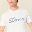 T-shirt manches courtes ecru homme