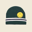 Bonnet SmileyWorld vert fonc&eacute; homme