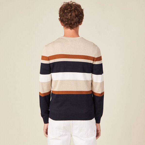 pull manches longues marron homme Pull manches longues marron homme