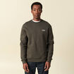 Sweat manches longues vert kaki homme