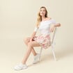 T-shirt manches courtes blanc femme
