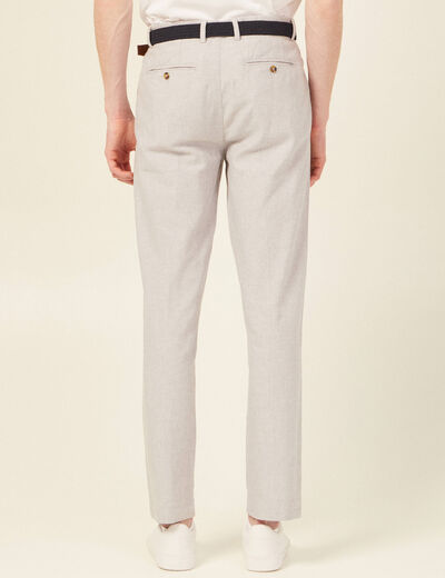 Pantalon éco-responsable gris foncé homme
