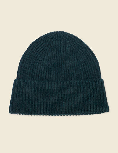Bonnet vert fonc&eacute; homme