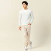 T-shirt manches longues vert clair homme