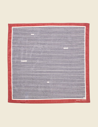 Foulard carré ecru homme