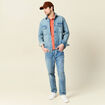 Polo éco-responsable rose homme