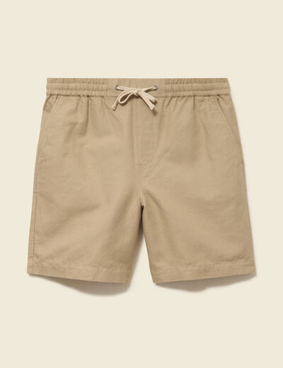 Bermuda vert olive homme