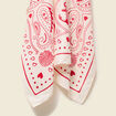 Foulard rouge femme