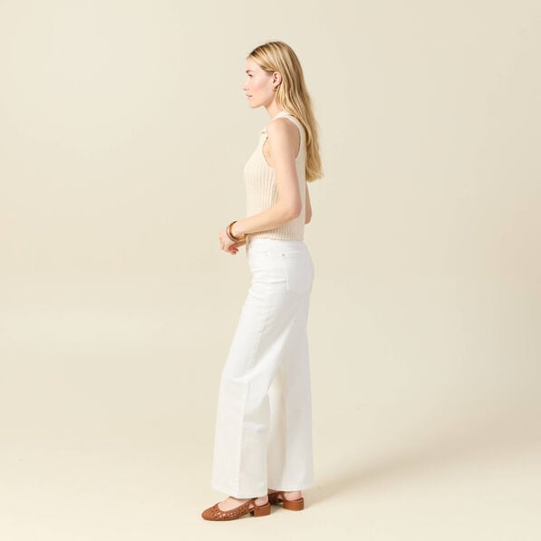 debardeur tricot sans manches creme femme Débardeur tricot sans manches creme femme