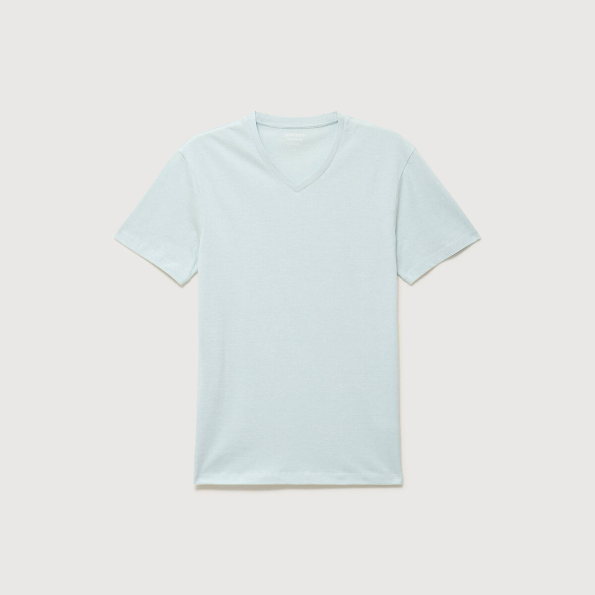 T-shirt manches courtes homme bleu gris homme
