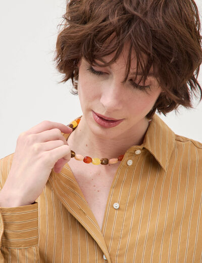 Collier multicolore femme