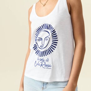 debardeur sans manches blanc femme Débardeur sans manches blanc femme