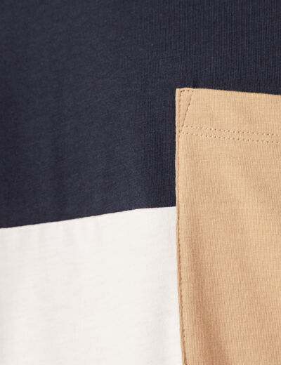 T-shirt éco-responsable bleu marine homme