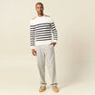 Pull manches longues ecru homme