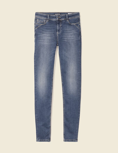 Jeans skinny push up denim stone femme