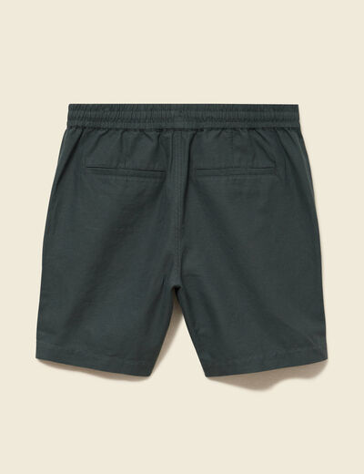 Bermuda vert kaki homme
