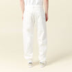 Chino droit longueur 32 coton denim blanc homme