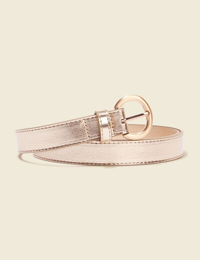 Ceinture irisée couleur or femme