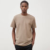 T-shirt manches courtes taupe homme