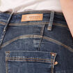 Jeans skinny push up 7/8ème denim brut femme