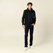 Chemise manches longues noir homme