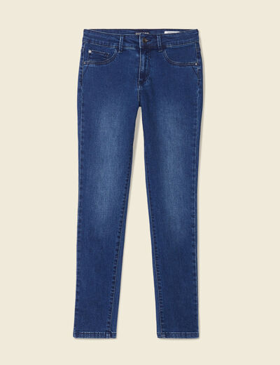 Jeans skinny 7/8ème denim stone femme