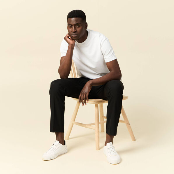 t shirt manches courtes blanc homme T-shirt manches courtes blanc homme
