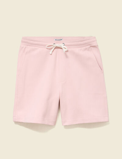 Short jogpant rose poudr&eacute;e homme
