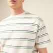T-shirt manches courtes ecru homme