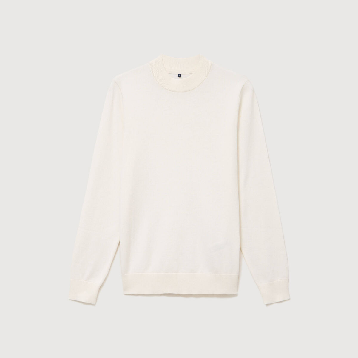 Pull manches longues ecru homme