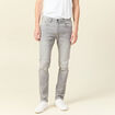 Jeans slim longueur 32 denim snow gris homme