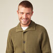 Gilet manches longues beige homme