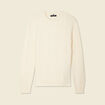 Pull manches longues ecru homme