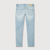 Jeans slim 5 poches longueur 32 denim used homme